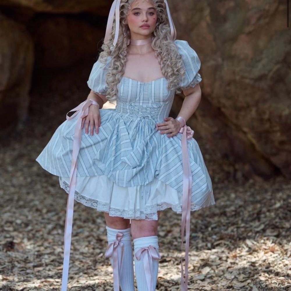 6x Selkie Lake Stripe Kiera Dress